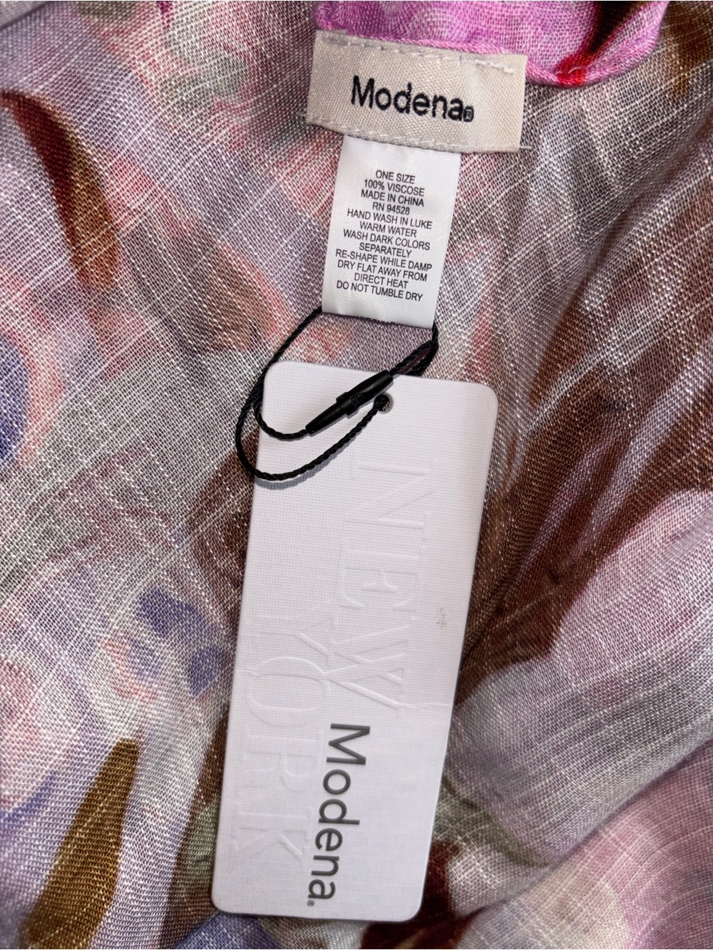 Sheer Floral Kimono Cardigan - Lavender & Pink RT $36 - Picture 7 of 7